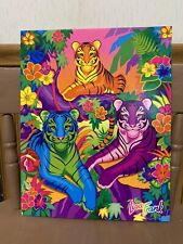 RARE Vintage Lisa Frank Aloha Folder 1990s Tropical 3 Rainbow Tigers picture