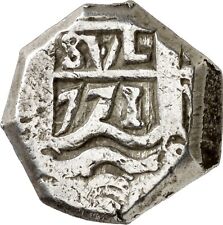 Authentic Spanish Silver 8 Reale Cob Coin 1771 Pirate Treasure Coin ShipwreckEra picture