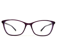 Bulova Eyeglasses Frames MORONI VIOLET Purple Cat Eye Full Rim 55-16-140 picture