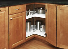  Kidney/Round Tray Kitchen Corner Cabinet Lazy Susan Rotating Shelf Turntable picture