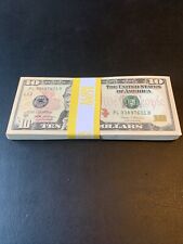 $10 bill - 5 Uncirculated $10 Bills In Sequential Order picture