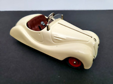 Vintage Schuco Examico 4001 wind-up toy white roadster from West Germany picture