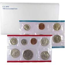 1980 Uncirculated Coin Set U.S Mint Original Government Packaging OGP picture