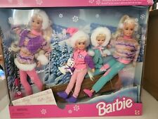 1995 Winter Holiday Barbie Sledding Fun, Skipper Stacie Kelly And KoKo  picture