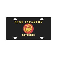 License Plate - Army - 22nd Infantry Division X 300 picture