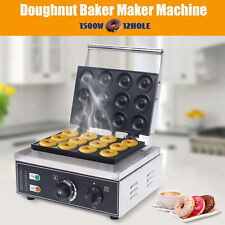 Commercial 12-Hole Donut Maker Machine Electric Nonstick Doughnut Making Machine picture