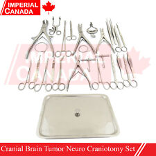 26Pcs Cranial Brain Tumor Neuro Craniotomy Set Basic Neurosurgery Spinal DS-1667 picture