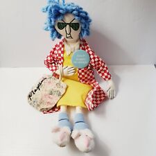 hallmark 1995 Vintage maxine Cloth doll With Pin Don’t Be Crabby 15” picture