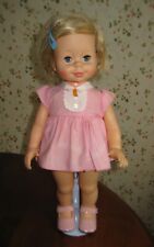 Vintage Singin Chatty Doll with Pink Dress & Shoes picture