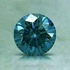 Certified Blue Diamond Round Cut 3.00 Ct Natural VVS1 D Grade Loose Gemstone picture