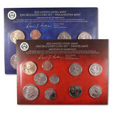 2022 Uncirculated Coin Set U.S Mint Government Packaging OGP COA picture