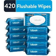 Cottonelle Fresh Care Flushable Wipes, 10 Flip-Top Packs, 42 Wipes per Pack picture