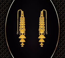 Indian Bollywood 22k gold plated Ethnic Bridal Jhumka Earrings Fashion Jewelry  picture