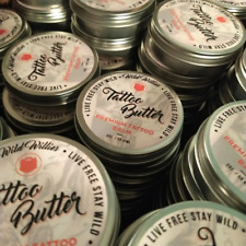 100 2oz Jars Wild Willies Tattoo Butter Balm Aftercare Soothing Healing Ointment picture