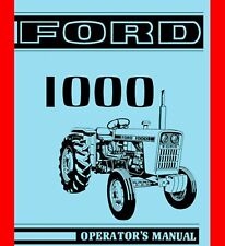 1000 Tractor Operators Instruction Maintenance Manual Fits Ford 1000 picture
