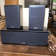 KLH 9900 Satellite Surround Sound Speakers(2)& Center Speaker(1) Works Great picture
