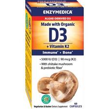 Enzymedica D3 + Vitamin K2 60 Caps picture