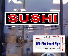 SUSHI LED flat panel Light box window sign 48