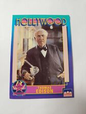 Vintage Thomas Edison Hollywood Walk of Fame Card # 10 Starline 1991 LP picture