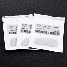 1000pcs 0.7~20mm Round White AAAAA loose cz stone cubic zirconia For Jewelry DIY picture