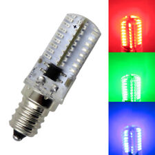 10pcs E12 Candelabra C7 64 3014 LED Light Bulb Lamp Red/Blue/Green 2.5W 110V  picture