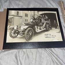 8 x 5.5” Vintage Photo: Engine #6 Willow Street Fire Station Truck Waterbury CT picture