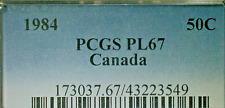 SUMMER SALE-1984 CANADA  PCGS PL67 .50c COIN--KM#75 picture
