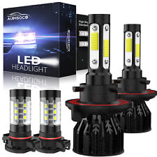 For 2010 2011 2013 Chevrolet Camaro Combo LED Headlights + Fog light Bulbs 6000K picture