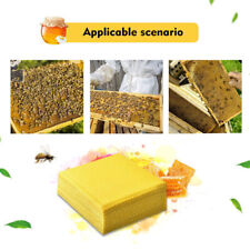 30PCS Beeswax Foundation Bee Hive Wax Frames Beekeeping Honeycomb Sheet Yellow picture