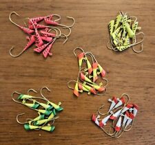 50 Pack NEW Variety Painted Shad Dart Jigheads 1/16oz, Fishing Lures Tackle Hook picture