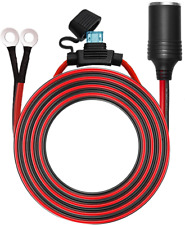 12/24V Power Supply Car Plug Outlet - 6FT UL 16AWG Cable with 15A Fuse picture