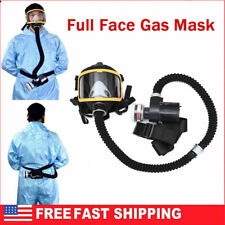 Full Face Gas Mask Flow Respirator Electric Supplied Air Fed Flow System Device picture