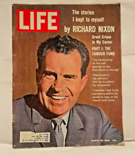 Life Magazine March 16. 1962 Richard Nixon Schlitz Ads Good Vintage Condition picture