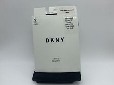 DKNY Super Opaque Control Top Tights - 2 PAIR, Small, DY335M picture