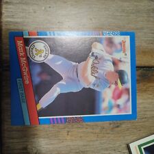 💥Rare Vintage Near Mint Condition Mark McGwire Donruss 1991 105 Baseball Card💥 picture