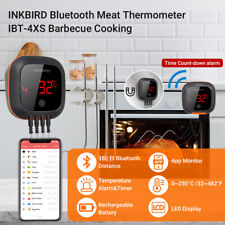 Inkbird Digital Thermometer Bluetooth Meat Smoker Thermometer Probe BBQ Wireless picture