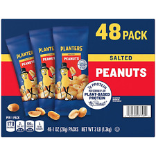 PLANTERS Salted Peanuts, 1 oz. Bags 48 Pack - Snack Size Peanuts with Sea Salt & picture
