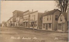 Ashland Maine RPPC View on Main Street Old Shops Businesses c1910 Postcard V20 picture