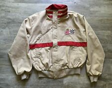 Vintage Miller High Life Racing Team Beige Jacket Button Zip 70s Men’s Size XL picture