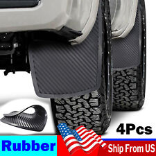 4Pcs Universal Rubber Mud Flaps Splash Guards Mudguards Front Rear Racing Rally picture