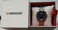🏯 Wenger 01.1621 .102 Avenue Dial Stainless Steel Watch🆕️👌Need Battery‼️ picture