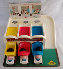 Fisher Price Vintage Little People Dump Trucker Play Set #979 COMPLETE - FPB014 picture