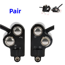 1 Pair Motorcycle Handlebar Switch Control 22mm Racer Modified Part With Harness picture