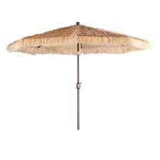Aoodor 10FT Patio Umbrella Thatched Outdoor Umbrella with Plug Beach Umbrella picture