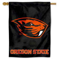 Oregon State Beavers OSU University College House Flag picture