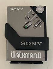 RARE Vintage Sony WM-2 Stereo Walkman II Cassette Player with Case picture