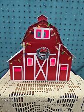 SCENTSY Wax Warmer COUNTRY CHRISTMAS Holiday RED BARN Farmhouse 2020 RETIRED🎄 picture