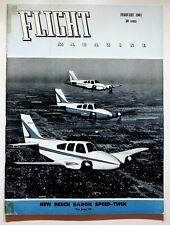 1961 February Flight Magazine Beech Baron New Cessna Rescue Helicopters Lockheed picture