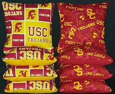 Set Of 8 USC University of Southern California Trojans Cornhole Bags  picture
