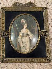 Antique  Miniature Portrait of Elizabeth Carnac Painting by Joshua Reynolds picture